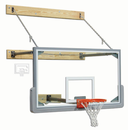 Gared Basketball Package: 3 Point Wall Mount, Backboard and Goal